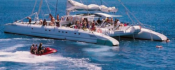 Catamaran Sailing Blue Puerto Mogan Gran Canaria Boat Trips 2026